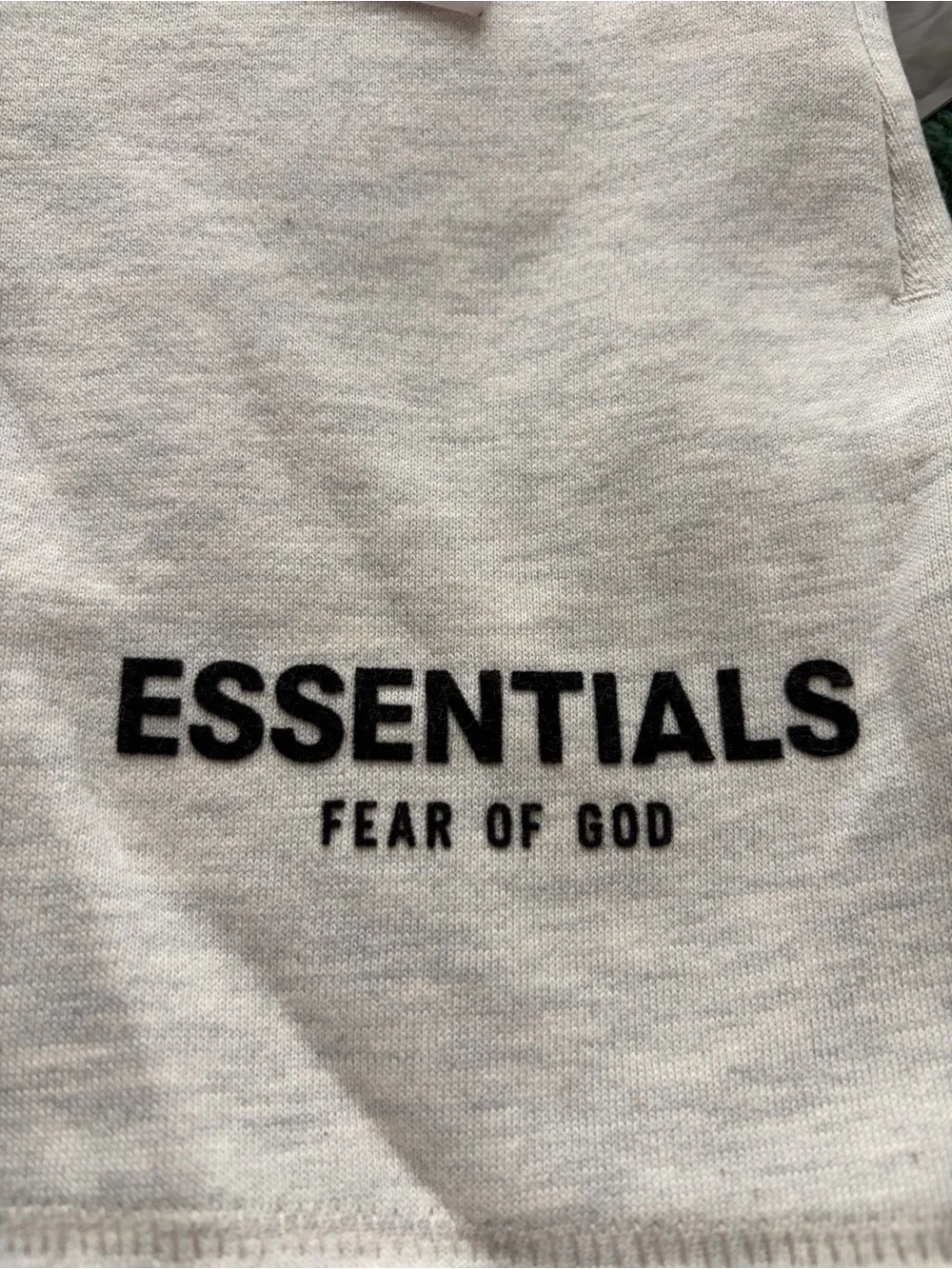 Fear Of God Essentials Light Oatmeal Shorts